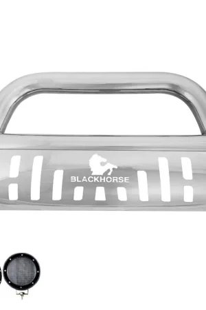 Express Delivery Black Horse Off Road Bull Bar Kit GDRD CBS-GMC3105SP-PLFB