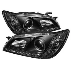 Bulk Order Spyder Projector Headlights - LED Halo - DRL - Black FCLH 5029898
