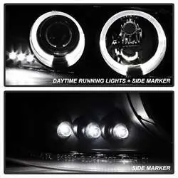Spyder Projector Headlights - LED Halo - Black Smoke FCLH 5078292 Grab Now