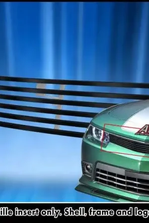 APS Black Stainless Steel Billet Grille APS GR03FEI95J Original