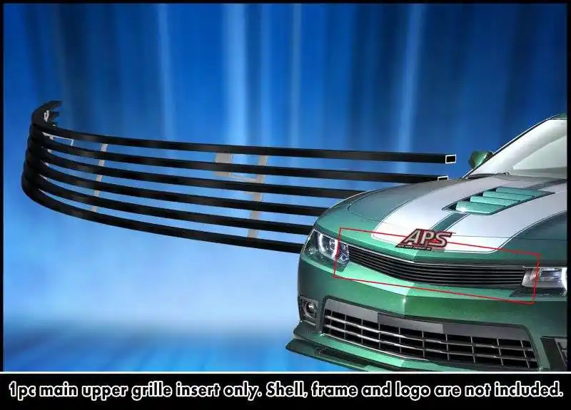 APS Black Stainless Steel Billet Grille APS GR03FEI95J Original