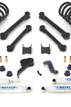 Fabtech K3037 4.5" Performance Lift System w/Shock For Jeep Wrangler Genuine
