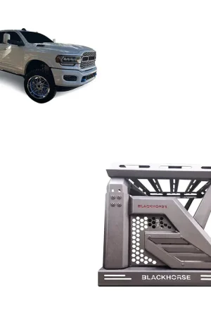 Black Horse Off Road Armour II Roll Bar W/Basket GDRD AR2-01BA1 Top Rated