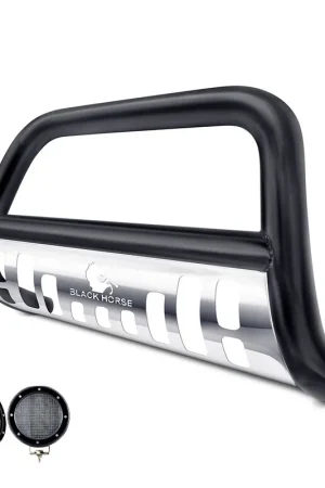 Get Yours Black Horse Off Road Bull Bar Kit GDRD CBBS-TOD1109SP-PLFB