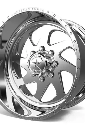 Premium American Force Forged Wheels Banshee H30 Polished 22x10 -25mm Offset 5x127 (5x5)