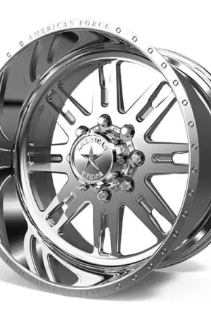 Price Cut American Force Forged Wheels Bishop H32 Polished 26x12 -40mm Offset 8x170