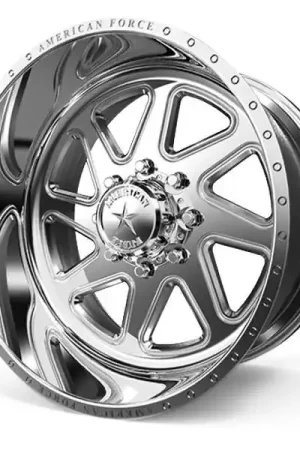 Price Cut American Force Forged Wheels Sight F21 Polished 26x14 -73mm Offset 6x139.7 (6x5.5)