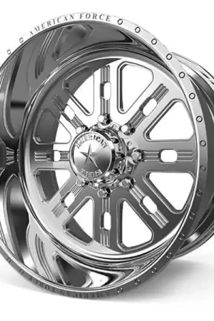 American Force Forged Wheels Buckshot 43 Polished 22x12 -40mm Offset 5x139.7 (5x5.5) Express Delivery