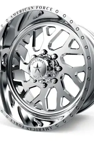 American Force Forged Wheels Lucky G77 Polished 22x14 -73mm Offset 8x165.1 (8x6.5) Same Day Shipping