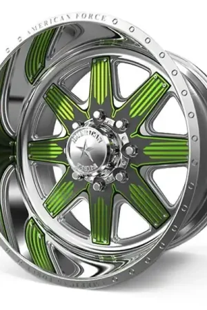 Holiday Sale American Force Forged Wheels Venom F201 Polished 22x14 -73mm Offset 5x139.7 (5x5.5)