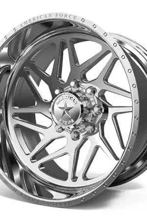 Premium American Force Forged Wheels Genesis CKH02 Polished 26x14 -90mm Offset 8x165.1 (8x6.5)