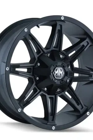 Holiday Sale Mayhem Wheels Rampage 8090 Matte Black 17x9 13mm Offset 6x135,6x139.7 (6x5.5)