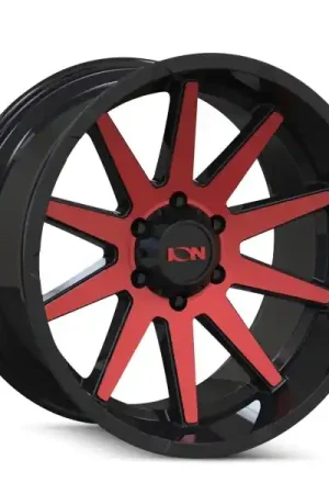 Shop Now ION Alloy Wheels 143 Gloss Black Machined Red 20x9 18mm Offset 6x135