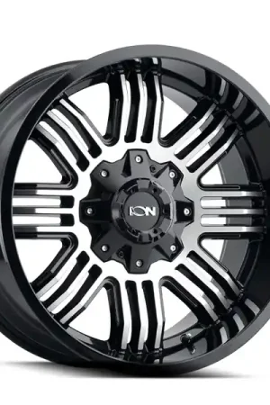 ION Alloy Wheels 144 Black Machined 17x9 -12mm Offset 6x135,6x139.7 (6x5.5) In Demand