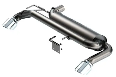 Borla 21-22 Ford Bronco 2.3L 4WD Touring Axle Back Exhaust w/ Bright Chrome Tips - 11973 In Demand