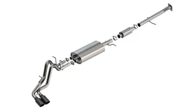 Worldwide Shipping Borla 23-24 Chevrolet Colorado / 23-24 GMC Canyon S-Type Catback Exhaust w/Black Chrome Tips - 140943BC