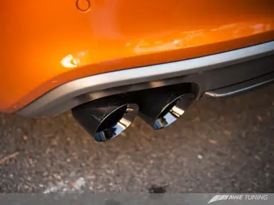 Holiday Sale AWE Tuning Audi B8.5 S5 3.0T Track Edition Exhaust - Diamond Black Tips (102mm) - 3010-43046