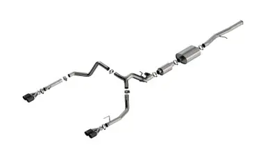 Borla 2024 Chevy Silverado 1500 6.2L V8 S-Type Catback Exhaust w/ Simulator - CF Black Anodized - 140994CFBA High Quality