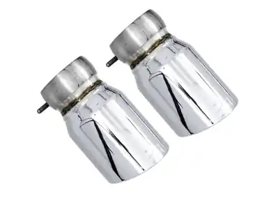 Genuine AWE Tuning McLaren 720S Tip Set - Chrome Silver - 3810-32012