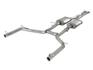 aFe MACH Force-Xp 2-1/2in 304 SS Cat-Back Exhaust 15-19 Dodge Challenger V6-3.6L - Raw Tip - 49-32067 Time-Limited
