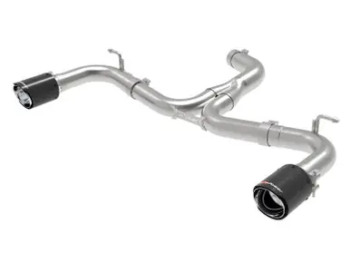 aFe MACH Force-Xp 3in to 2-1/2in Stainless Steel Axle-Back Exhaust Carbon - 15-17 Volkswagen GTI - 49-36417-C Flash Sale