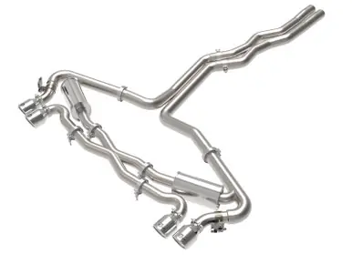 aFe 20-22 Audi RS6 Avant V8 4L(tt) MACH Force-Xp 3in to 2.5in 304 SS Cat-Back Exhaust w/Polished Tip - 49-36448-P Bargain
