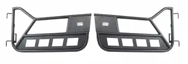 Fishbone Offroad 97-06 Jeep Wrangler TJ Front Tube Doors - Black Textured Powdercoat Steel - FB24077 Must Have