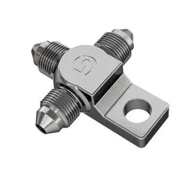 Goodridge T-Piece w/Locating Tab for AN3 Female Fittings - P5130-03C Place Order