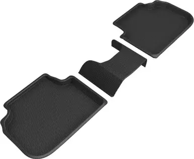 3D Maxpider 20-22 BMW 2 Series Gran Coupe Kagu Second Row Floormat - Black - L1BM11121509 Wholesale