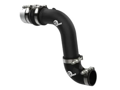 aFe 23-24 Ford F250/F350 Super Duty V8-6.7L BladeRunner 3 In. Aluminum Cold Charge Pipe- BLK - 46-20689-B Bulk Order