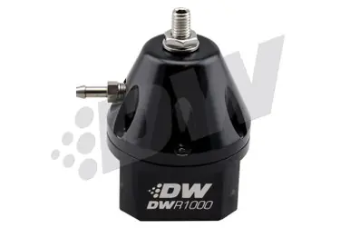 DeatschWerks DWR1000 Adjustable Fuel Pressure Regulator - Black - 6-1000-FRB Popular