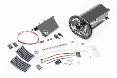 Fresh Stock Radium Mazda RX7 FD Fuel Hanger Surge Tank Walbro GSS342 AEM 50-1200 - Pumps Not Included - 20-0950