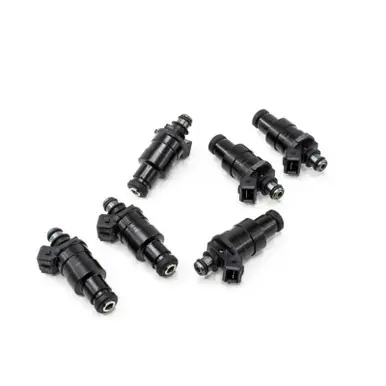 No Minimum Order DeatschWerks 90-01 Mitsubishi 3000GT/91-96 Dodge Stealth 1200cc Low Impedance Top Feed Injectors - 42M-02-1200-6
