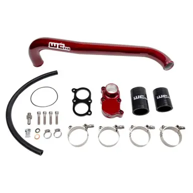 Wehrli 01-05 Duramax LB7/LLY Thermostat Housing Kit - Candy Red - WCF100405-CR Hot Deal