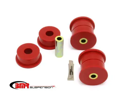Final Sale BMR 10-15 5th Gen Camaro Pro Version Differential Mount Bushing Kit (Polyurethane) - Red - BK029