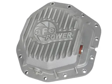 aFe Power Rear Diff Cover Raw Finish 2017 Ford F-350/F-450 V8 6.7L (td) Dana M300-14 (Dually) - 46-70380 Price Cut