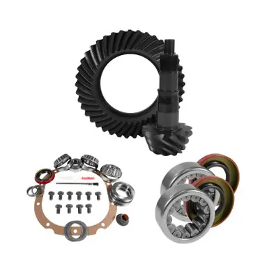 Yukon 8.8in Ford 4.11 Rear Ring & Pinion Install Kit 2.99in OD Axle Bearings and Seals - YGK2057 Special Discount