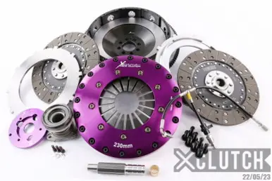 XClutch 09-20 Nissan 370Z Touring Sport 3.7L 9in Twin Solid Organic Clutch Kit - XKNI23688-2G Original
