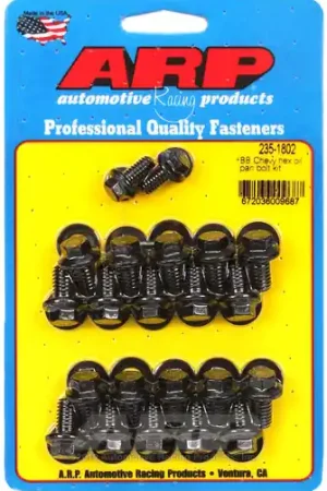 ARP BB Chevy Hex Oil Pan Bolt Kit - 235-1802 Fast Shipping