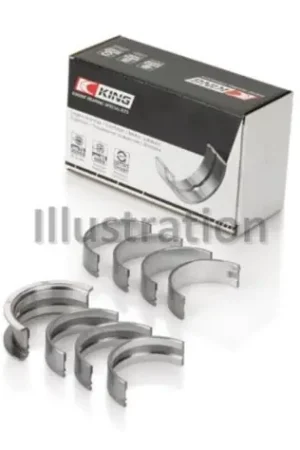 King Engine Bearings Gmc 2.8L/3.4L V6 173Ci/207Ci (Size +0.50mm) Main Bearing Set - MB4080SI0.5 Crafted