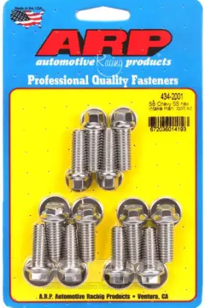 ARP SB Chevy SS Hex Intake Manifold Bolt Kit - 434-2001 New Arrival