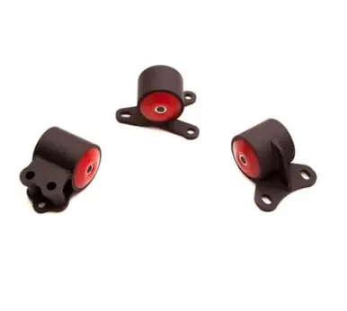 Innovative 94-01 Integra B-Series Black Steel Mounts 60A Bushings (Auto Trans 3 Bolt) - 40153-60A Free Shipping