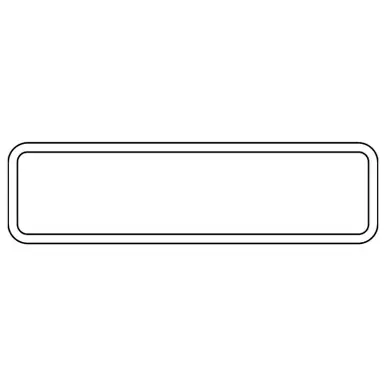 Last Chance Cometic Ford Y-Block .188in ML Valve Cover Gasket - Each - C15086