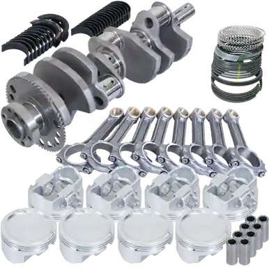 Fast Shipping Eagle Chevy 4.8/5.3 LS 4.000in Crank 58 Tth Rlctor 6.125in I-Beam 3.820in Pistons Rotating Assembly - 627623820