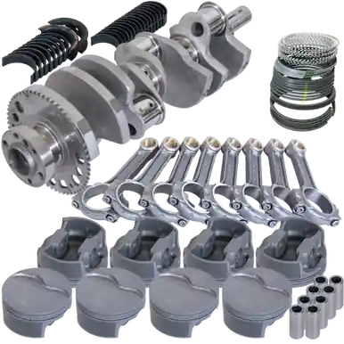 Eagle Chevy LS3 4.000in Crank 58 Tth Rlctor 6.125in I-Beam Rods 4.065in Pistons Rotating Assembly - 629464065 Direct From Factory