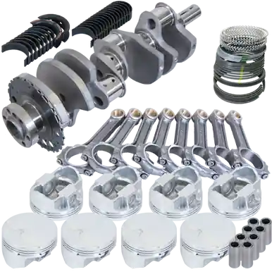 Hassle-Free Returns Eagle Chevy LS1 4.000in Crank 24 Tth Reluctor 6.125in I-Beam Rods 3.898in Pistons Rotating Assembly - 637003898