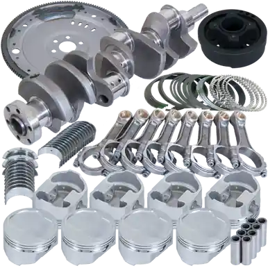 Final Sale Eagle Ford 302 3.000in Crank 5.090in I-Beam Rods 4.030in Pistons 164 Tooth FP Balanced Assembly - B16002LA030