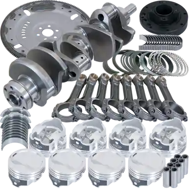 Eagle Ford 302 3.000in Crank 5.090in I-Beam Rod 4.040in Piston Damper/157 Tooth FP Balanced Assembly - B16012EA040 Fresh Stock