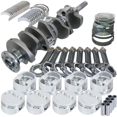 Eagle Ford FE 4.125in Crank 6.700in I-Beam Rods Forged 4032 -14cc 4.250in Pistons Rotating Assembly - 158174250 Weekend Sale