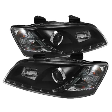 Spyder Pontiac G8 08-09 Projector Headlights DRL Black High H1 Low H7 PRO-YD-PG808-DRL-BK - 5011626 Affordable